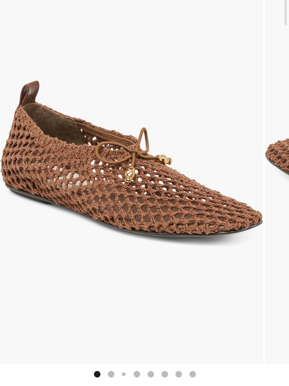 Dolce Vita Brown Woven Ballet Flats